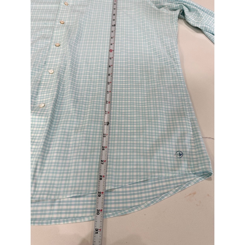 Peter Millar‎ Performance Shirt Long Sleeve XL plaid - Picture 7 of 7